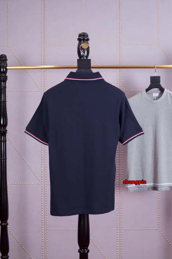 2025年春夏高品質新品 THOM BROWNE ポロシャツ半袖 Tシャツ shp工場