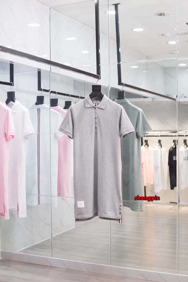 2025年春夏高品質新品 THOM BROWNE ポロシャツワンピース  shp工場