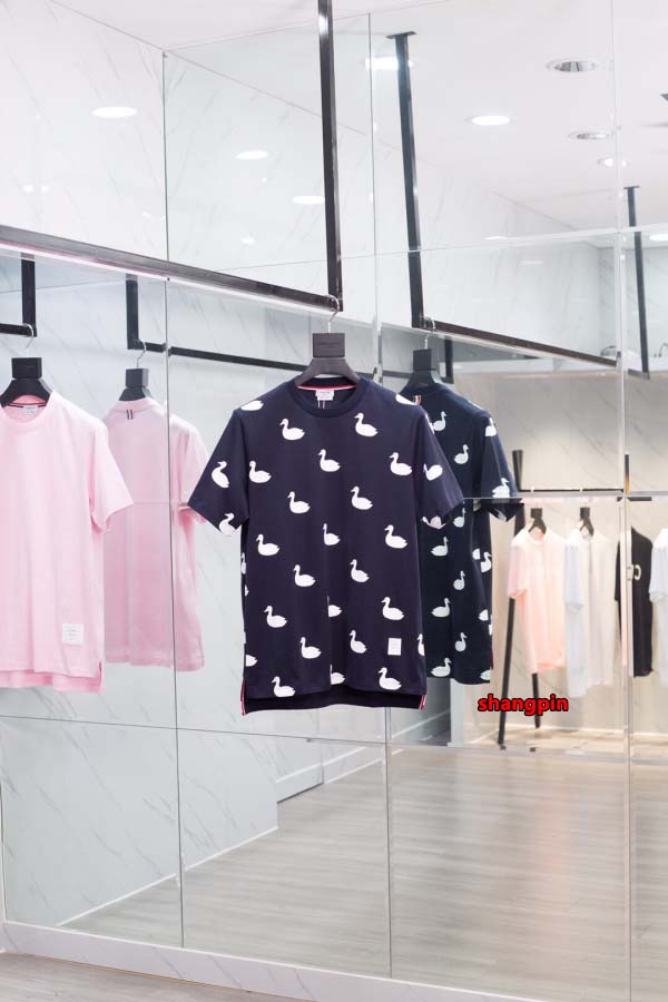 2025年春夏高品質新品 THOM BROWNE 半袖 Tシャツ shp工場