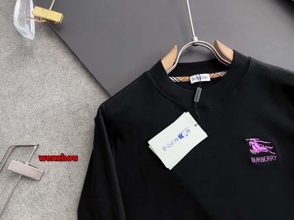 2024年12月秋冬高品質新品バーバリー 長袖T シャツ wenzhou工場