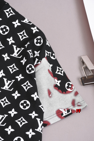 2025年新品春夏ルイヴィトン 半袖Tシャツ 綿 Tシャツ 男女兼用 HUAREN工場