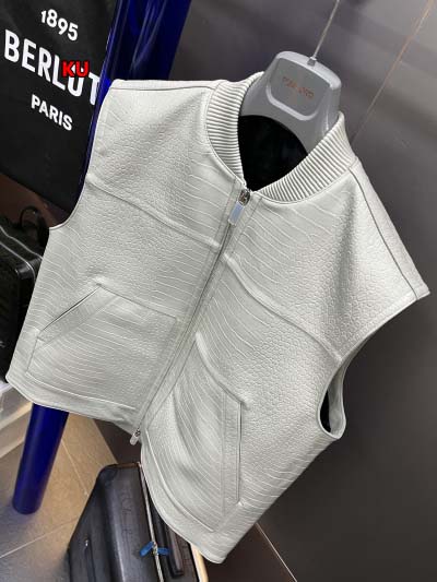 2024年原版復刻秋冬Berluti 本革 ジャケットアウター  ku工場