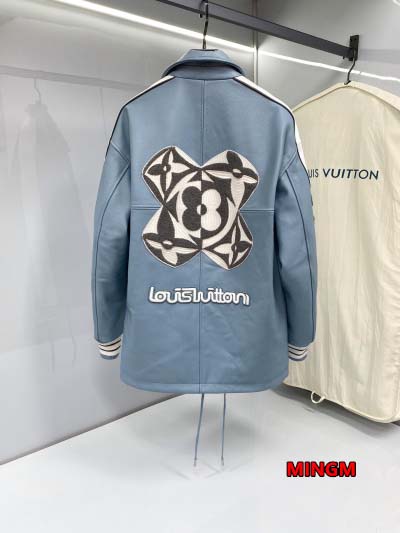 2024年原版復刻秋冬ルイヴィトン本革 ジャケットアウター  mm工場