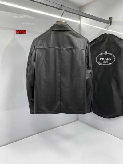 2024年新作原版復刻秋冬MPRADA 本革 ジャケットアウター   ag工場