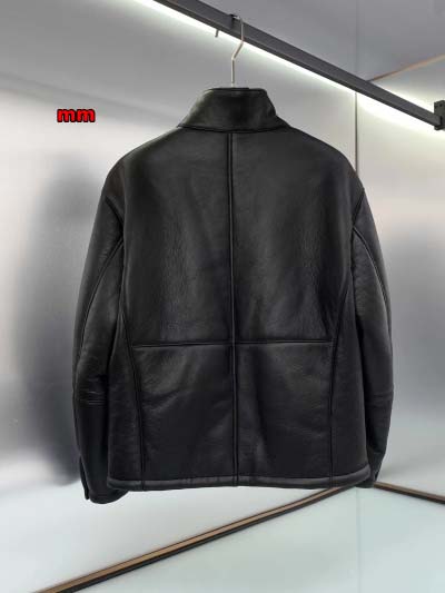 2024年新作原版復刻秋冬エルメス 毛皮一体 本革 ジャケットアウター   ag工場