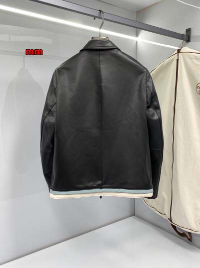 2024年新作原版復刻秋冬エルメス  本革 ジャケットアウター  ag工場