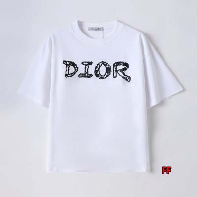 2025年新作春夏 ディオール 半袖 Tシャツ 綿  FF工場