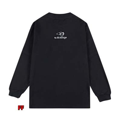 2025年新作早春 バレンシアガ長袖 Tシャツ 綿 男女兼用  FF工場