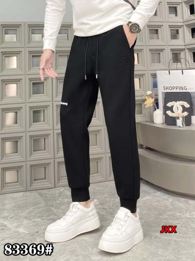 2024年12月19日秋冬高級品新作 AIexander Wang  裏起毛  スポーツズボ JKX工場