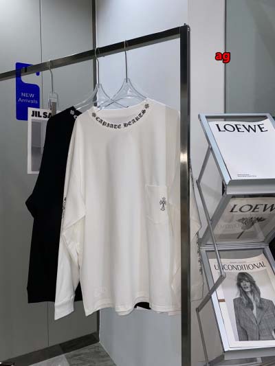 新作入荷高品質クロムハーツ長袖 Tシャツ 綿男女兼用 agfs工場