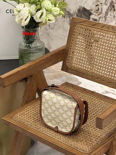 2025年早春新品入荷 CELINE  本革 バッグ lexun工場18*17*6.5cm