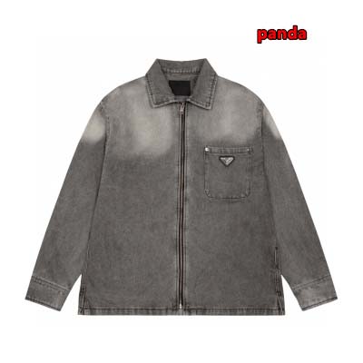 2024年12月5日秋冬原版復刻 PRADA デニムのアウタ...