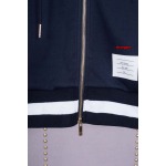 秋冬高品質 THOM BROWNE スウェットパーカー  ジップアップ shp工場