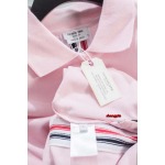 2025年春夏高品質新品 THOM BROWNE ポロシャツ半袖 Tシャツ shp工場