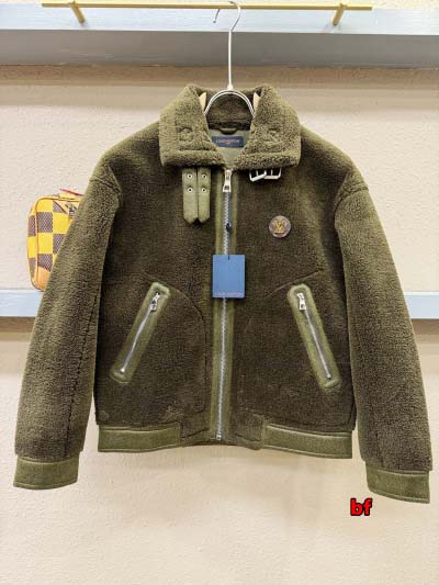 2024年12月10日秋冬高品質ルイヴィトンラムの綿毛アウタ...