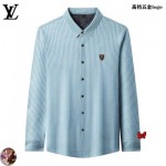 2024年12月10日秋冬高品質ルイヴィトン裏起毛  長袖 シャツ bf工場
