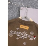 2025年高品質 新品春夏PRADA 半袖Tシャツ 綿 Tシャツ 男女兼用 HUAREN工場