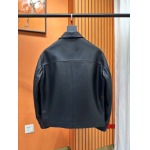 2024年原版復刻秋冬 エルメス   本革 ジャケットアウター  ku工場