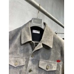 2024年原版復刻秋冬イヴサンローラン 本革 ジャケットアウター  ku工場