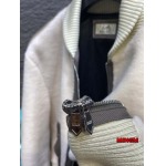 2024年原版復刻秋冬 エルメス 本革 子羊の毛のアウタージャケットアウター  mm工場