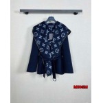 2024年原版復刻秋冬ルイヴィトン本革 女性カシミヤのコート  mm工場