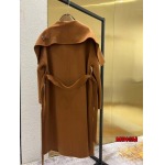 2024年原版復刻秋冬エルメス本革女性カシミヤのコートアウター  mm工場