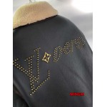 2024年原版復刻秋冬ルイヴィトン本革 毛皮一体 ジャケットアウター  mm工場