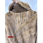 2024年原版復刻秋冬FENDI 本革 ミンク 毛皮  ジャケットアウター  mm工場