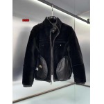 2024年新作原版復刻秋冬エルメス 毛皮一体 本革 ジャケットアウター   ag工場