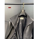 2024年新作原版復刻秋冬エルメス  本革 ジャケットアウター   ag工場