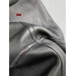 2024年新作原版復刻秋冬LOEWE 毛皮一体  本革 ジャケットアウター ag工場