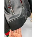 2024年新作原版復刻秋冬グッチ 本革 ジャケットアウター   ag工場