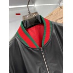 2024年新作原版復刻秋冬グッチ 本革 ジャケットアウター   ag工場