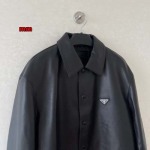 2024年新作原版復刻秋冬PRADA 本革 ジャケットアウター   ag工場