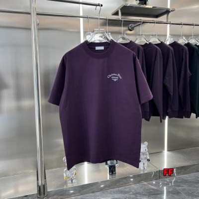 2025年新作春夏 ディオール半袖 Tシャツ 綿  boch工場