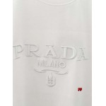 2025年新作早春PRADA 半袖 Tシャツ 綿 男女兼用  FF工場 S-XL