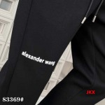 2024年12月19日秋冬高級品新作 AIexander Wang  裏起毛  スポーツズボ JKX工場