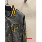 2024年12月30日新品PRADA  PU ジャケットアウター  chengyuan工場