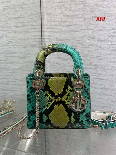 2025年早春高品質新品入荷 ディオール ヘビ革バッグ XIU工場