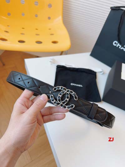 2025年早春新品入荷シャネル 女性 本革 ベルト ZJ工場