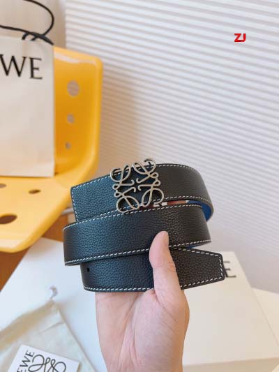 2025年早春新品入荷 LOEWE  本革 ベルト ZJ工場