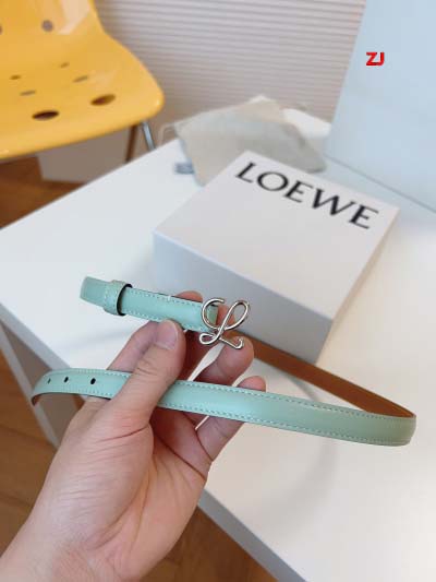 2025年早春新品入荷LOEWE 女性 本革 ベルト ZJ工場