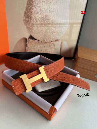 2025年早春新品入荷エルメス 本革 ベルト ZJ工場