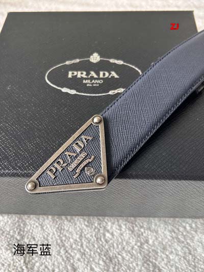 2025年早春新品入荷PRADA本革 ベルト ZJ工場