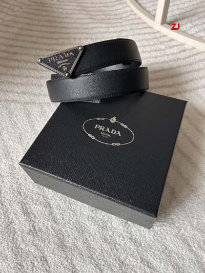 2025年早春新品入荷PRADA本革 ベルト ZJ工場