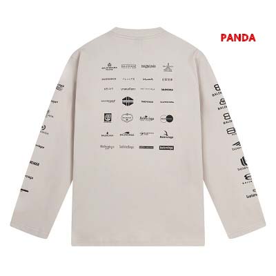 2025年1月8日早春高品質新品入荷バレンシアガ 長袖 Tシャツ panda工場