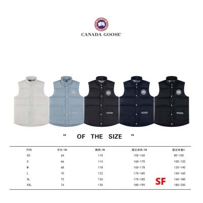 2025年1月13日春夏新品入荷Ca nada Goose   ダウンジャケット ベスト  SF工場