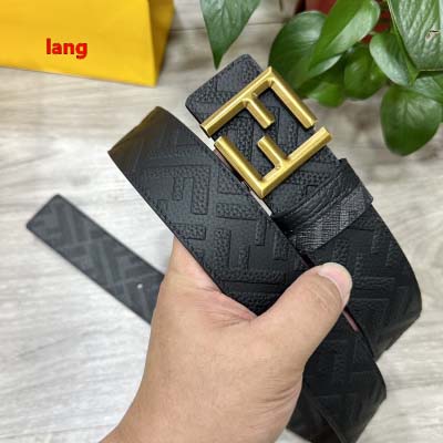 2025年早春新品入荷 FENDI  本革 ベルト LANG工場