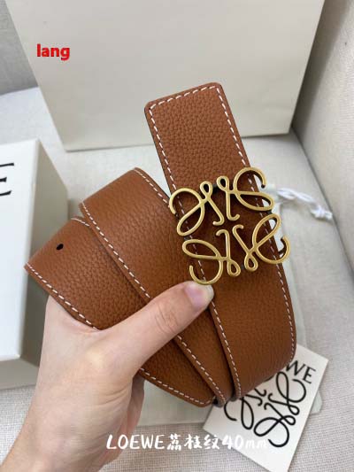 2025年早春新品入荷  LOEWE本革 ベルト LANG工場