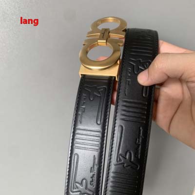 2025年早春新品入荷フェラガモ  本革 ベルト LANG工場